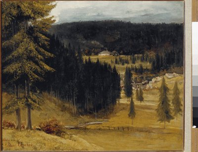 Pusets çiftliği by Gustave Courbet