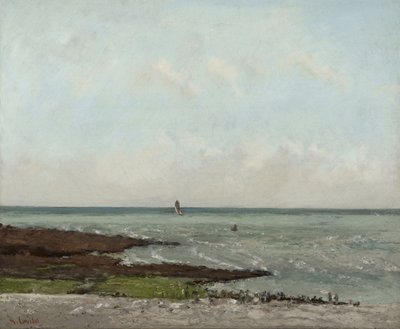 Low Tide, Étretat, 1866 veya 1869