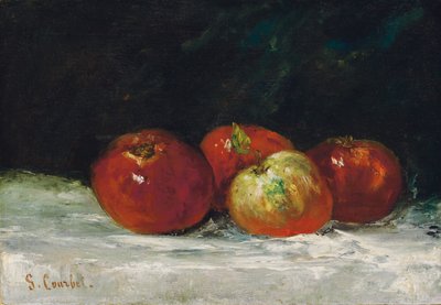 Kırmızı Elmalar, 1872 by Gustave Courbet