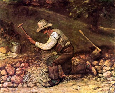 Steinhauer by Gustave Courbet