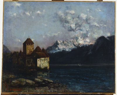 Château de Chillon, 1877 by Gustave Courbet