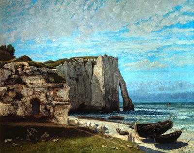 Bir Fırtınadan Sonra Etretat Kayalıkları, 1870. by Gustave Courbet