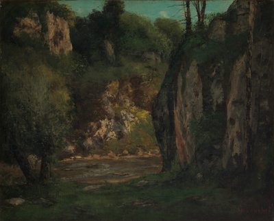Gizli Dere, ca. 1873-77. by Gustave Courbet