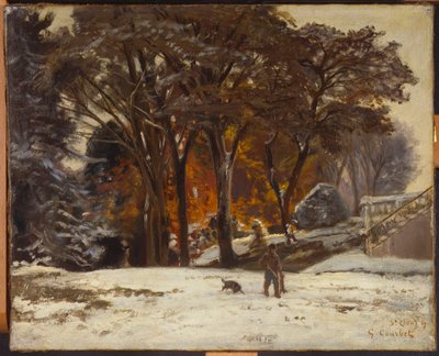 Kaçak Avcı, 1867 by Gustave Courbet