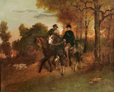 Avdan Dönüş, 1857 by Gustave Courbet