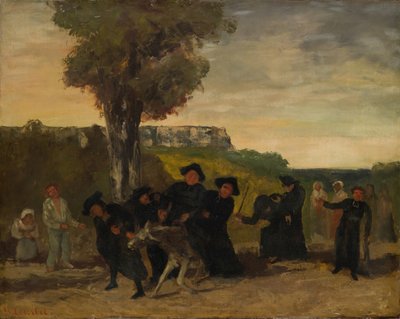 Toplantıdan Dönüş, 1863 by Gustave Courbet