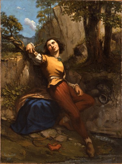 Heykeltıraş, 1845 by Gustave Courbet