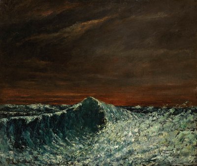 Dalga, 1872-1873. by Gustave Courbet