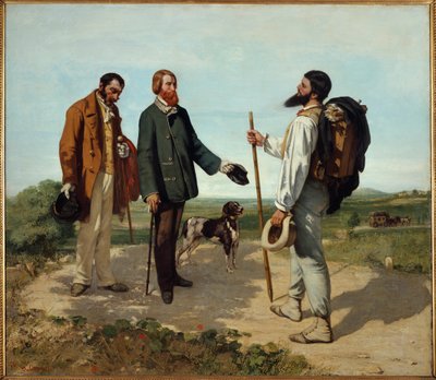 Toplantı veya “Merhaba Bay Courbet”. Alfred Bruyas ve Gustave Courbet