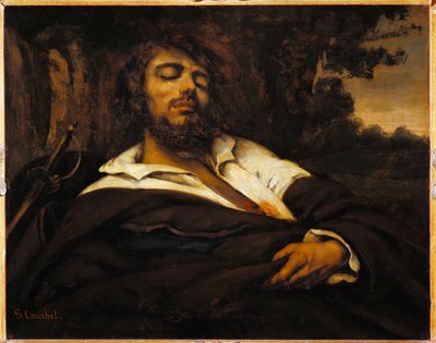 Ressamın otoportre yaraları. (tuval üzerine yağlıboya by Gustave Courbet
