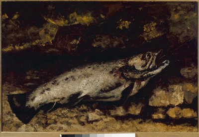 Alabalık (tuval üzerine yağlı boya by Gustave Courbet