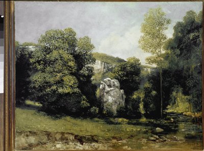 Breme nehrinin görünümü (tuval üzerine yağlı boya by Gustave Courbet