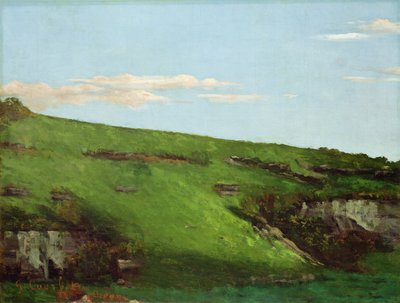 Ornans yakınlarındaki Wiesenhang, 1862 by Gustave Courbet