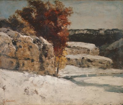 Kış Manzarası, 1865-70 by Gustave Courbet