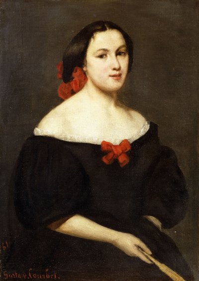 Hayranı Olan Kadın; Femme bir L"Eventtail, 1861 by Gustave Courbet