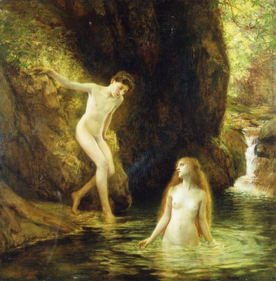 Daphnis ve Chloe, by Gustave Claude Etienne Courtois