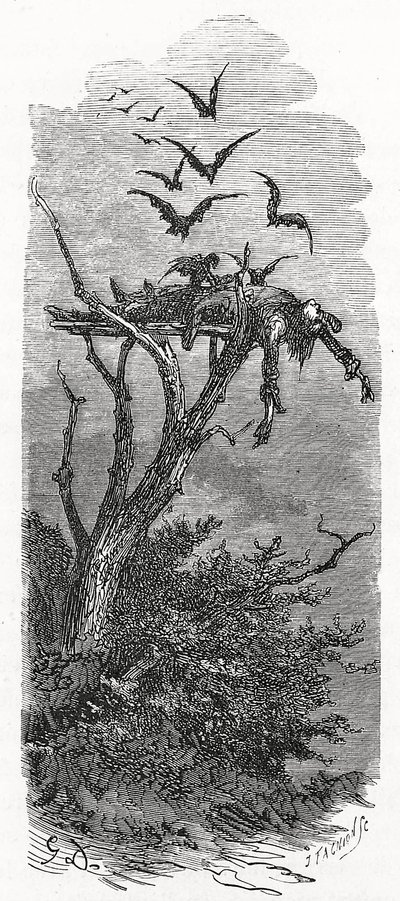 Bir Kelt Gökyüzü Cenazesi, 1866 by Gustave Dore