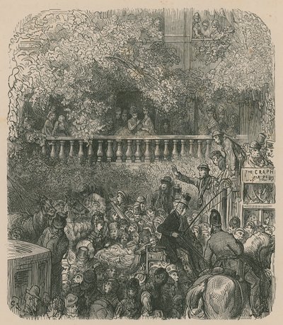 Londra hayatından bir sahne by Gustave Dore