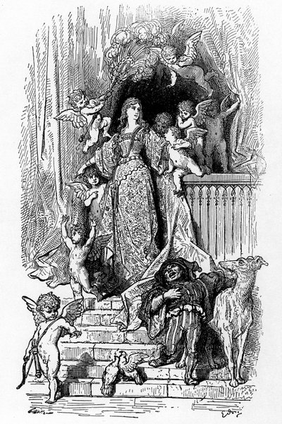 Alcina görkemiyle by Gustave Dore