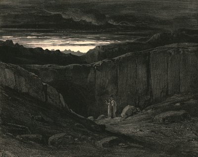 Tüm umutları terk edin, buraya girenler, c1890. by Gustave Dore