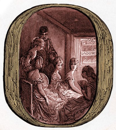 Doré tarafından kraliyet opera binasında bir opera kutusu by Gustave Dore