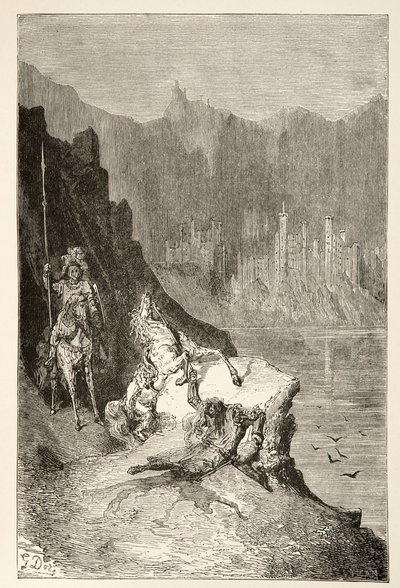 Balin Slays Sir Lanceor, Charles Henry Hanson tarafından yazılan Kral Arthur Günleri Öyküleri