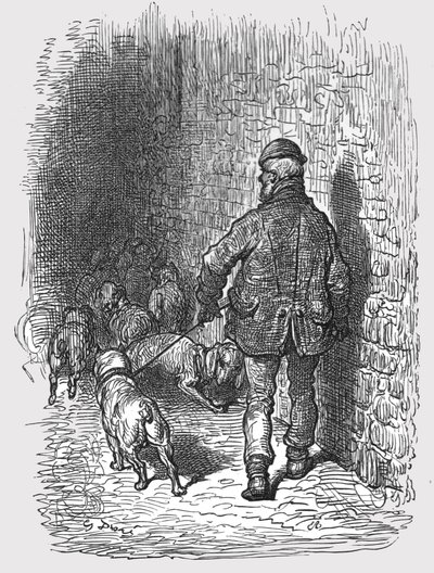 "Boğa Köpekleri", 1872. by Gustave Dore