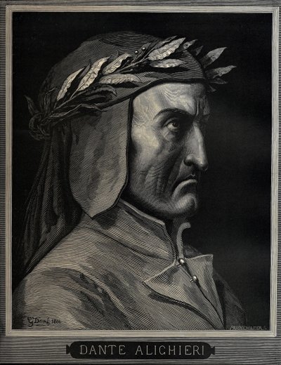 Dante Alighieri 1265-1321, 1860 by Gustave Dore