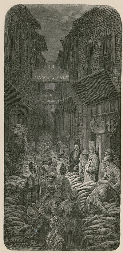 Karanlık At Yolu, Billingsgate by Gustave Dore