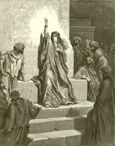 Deborah (gravür) by Gustave Dore