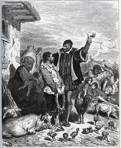 Don Kişot, Komşusu Sancho Panza