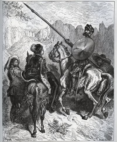 Don Kişot, Micomicon Prensesi Dorothe tarafından önerilen görevi kabul etti - Miguel Cervantes