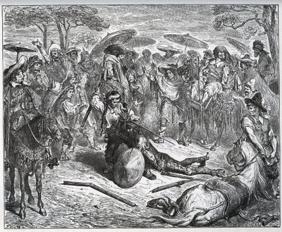 Don Kişot bir grup tüccarın ortasında dövüldü - Katır yapımcısı oyunun tadına bakmıştı - Miguel Cervantes