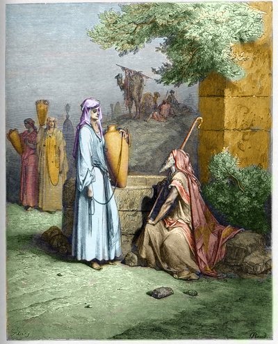 Eliezer ve Rebekah - İbrahim