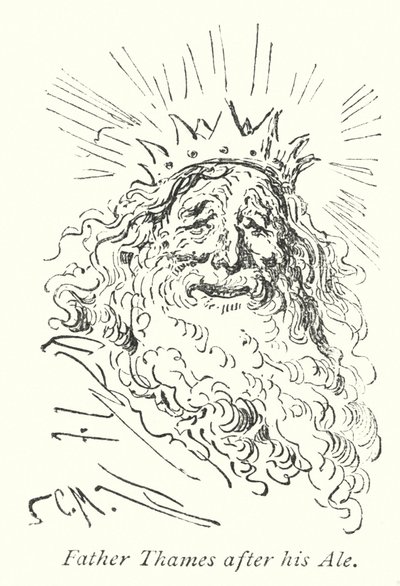 Baba Thames Birasından Sonra (gravür) by Gustave Dore