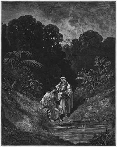Gustave Dore İncil: David ve Jonathan by Gustave Dore