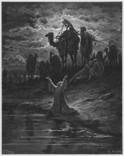 Gustave Dore İncil: Yakup'un duası by Gustave Dore