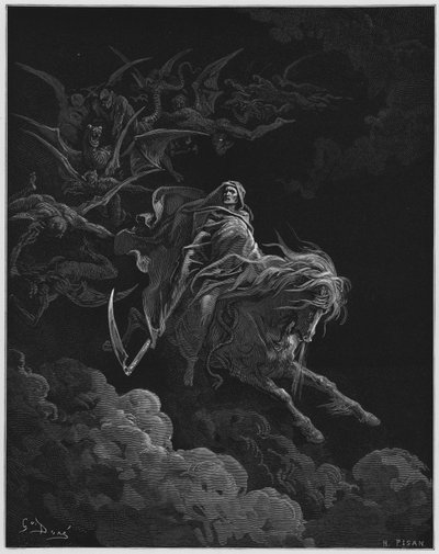 Gustave Dore İncil: Ölüm vizyonu by Gustave Dore