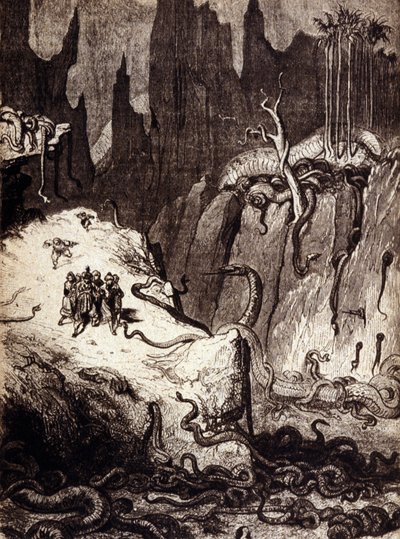 “1001 gece masalları” (binbir gece masalları) için örnekleme: Denizci Sinbad (Sindbad). 19. yüzyıl. by Gustave Dore