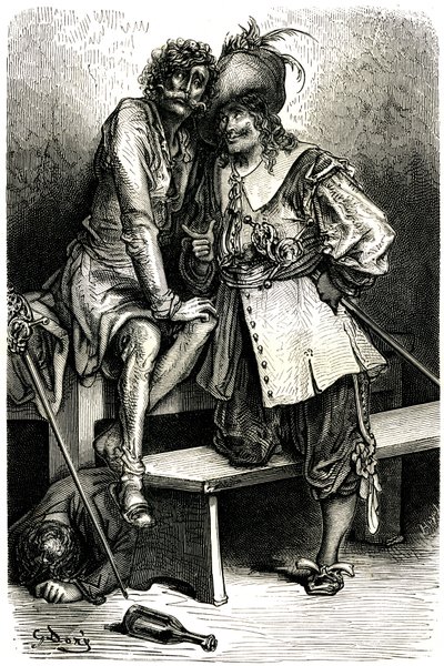Kaptan Fracasse için İllüstrasyon by Gustave Dore