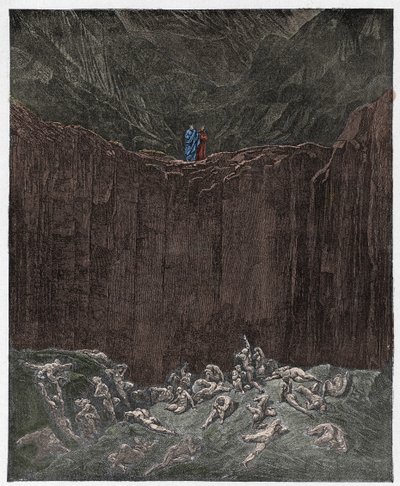 Cehennem, Canto 29: Vadide işkence gören kalpazanlar, Dante Alighieri
