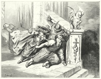 Mavi Sakal; Mavi Sakal (gravür) by Gustave Dore
