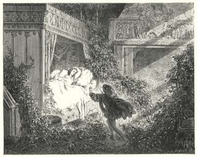 Uyuyan güzel; Uyuyan Güzel (gravür) by Gustave Dore