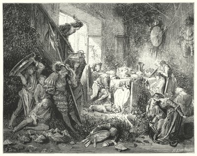 Uyuyan güzel; Uyuyan Güzel (gravür) by Gustave Dore