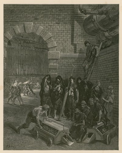 Lambeth Gaz İşleri, Londra by Gustave Dore