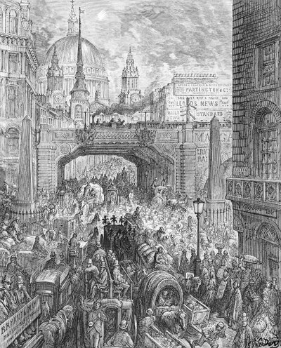 Ludgate Hill, William Blanchard Jerrold (1826-94) tarafından yazılan 