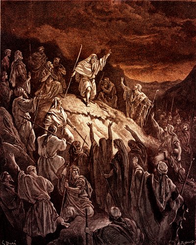 Mattathias Musevi Mültecilere Hitap Ediyor, Doré - İncil by Gustave Dore