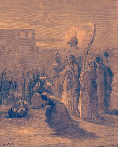 Musa sazlarda by Gustave Dore