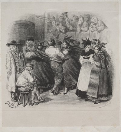 Ernest Doré'nin Müzik Eserleri: Alsace Hatırası, Alsas Dansı - Başlık Sayfası. by Gustave Dore