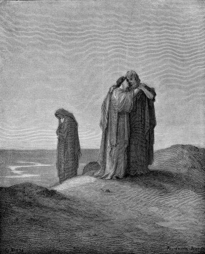 Naomi ve gelinleri by Gustave Dore